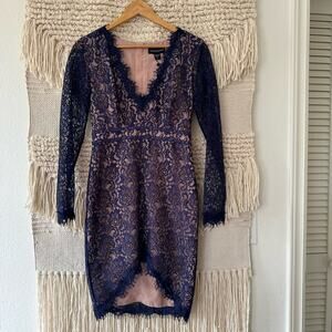 NWT: Stylestalker Adelie Long Sleeve Lace Dress